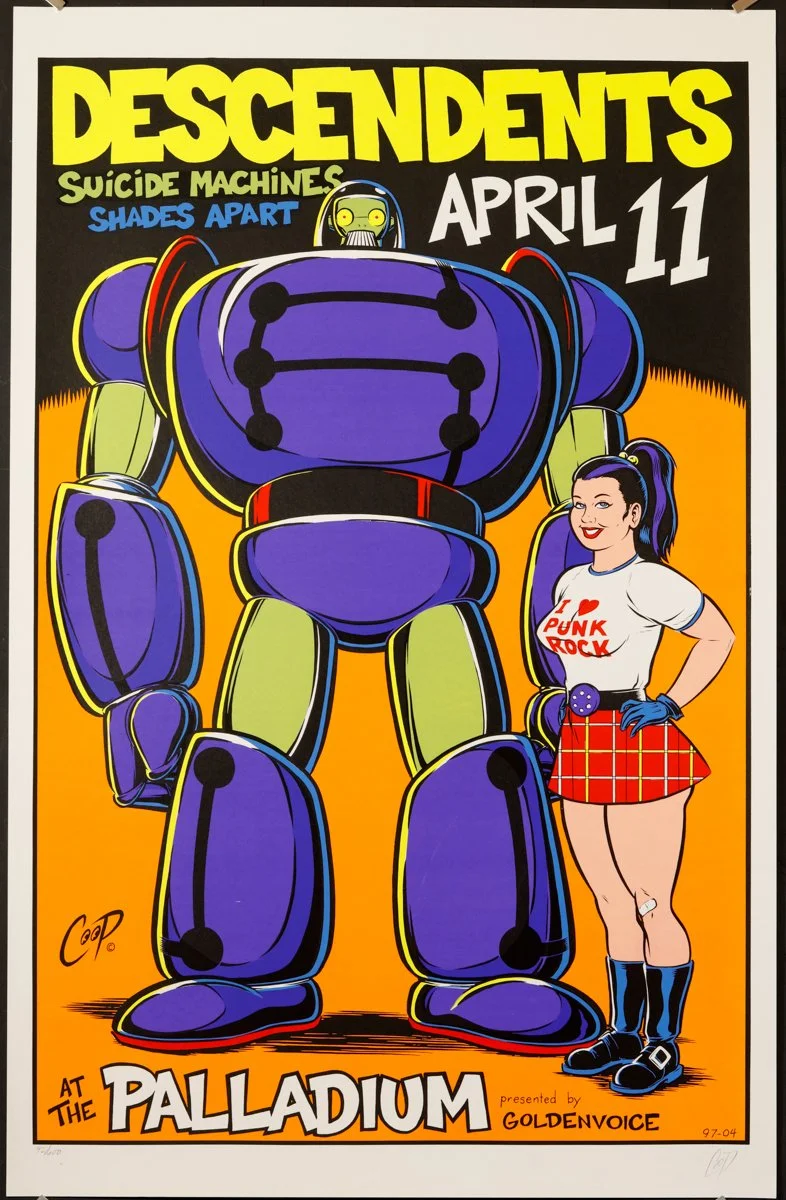 Coop Descendents Silkscreen Concert Poster 1997 — PosterPop.com